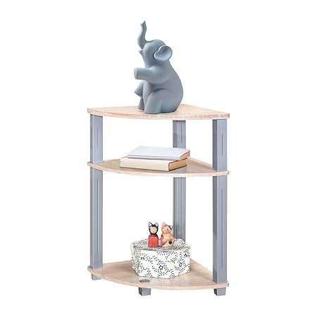 COSTWAY Beistelltisch Ecktisch Badregal Eckregal Kaffeetisch Sofatisch