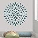 Dahlia Mandala Stencil - Large Stencils, Floor Stencil, Durable for Repeated Use in Art and Meditation Areas