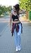 Choies Women's Cut Out Cross Spaghetti Strap Cropped Candy Color Vest,Small,Black