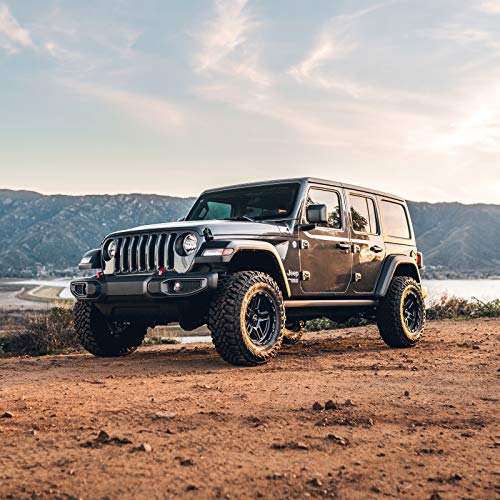 RockTrix RT109 17 inch Wheel Compatible with Jeep Wrangler JK JL 5x5