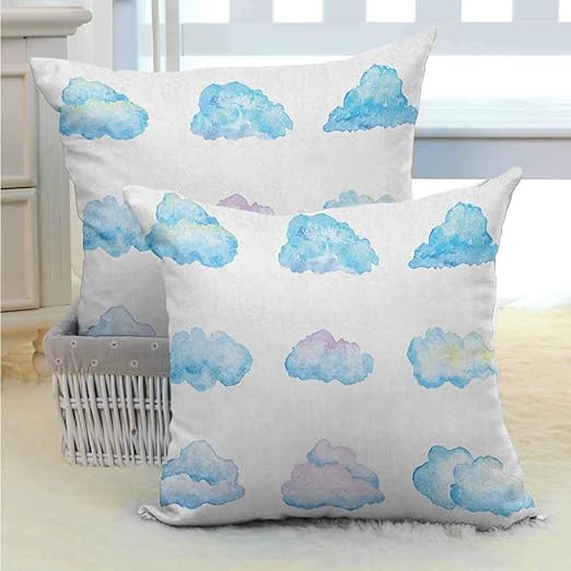 Amazon Com Clouds Polyester Decorative Pillows Cover Machine