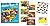 Peaceable Kingdom / Race Car Scratch & Sniff Burning Rubber Scented Valentine Cards