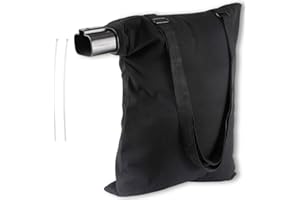 Vacuum Bag Replacement for Black Decker for Leaf Blower for BV2900 BV3100 Set of 3 Bags with Cable Tie for Yard Cleanup