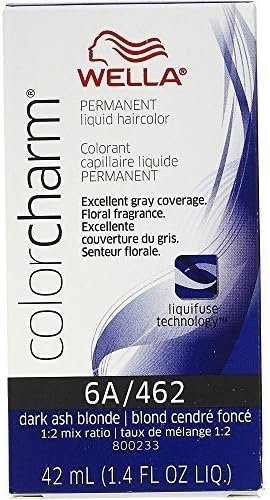 Wella Color Charm 6A/462 Dark Ash Blonde Permanent Liquid Hair Color Value Packs (2 pcs)