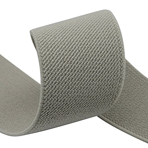 Strapcrafts 1.5-Inch Wide Double-Side Twill Woven Elastic - 2 Yards Navy Blue, Polyester Rubber Blend