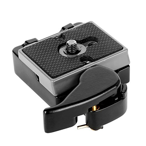pangshi Camera Quick Release Plate 323 RC2 with Special Adapter 200PL-14 QR Plate - Thumbnail 5