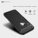 Shamo’s case for iPhone Xs and iPhone X Rugged Armor Case Flexible TPU Thin Slim Fit, Carbon Fiber Design Hybrid Black, Matte Black