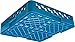 Carlisle FoodService Products Opticlean Flatware Rack Dishwashing Tray for Kitchens and Restaurants, Plastic, 18.25 Inches, Blue