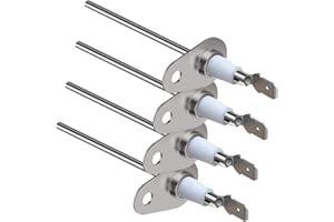 POPBEE 0130F00010 Furnace Flame Sensor for Goodman Amana Furnace Replaces B11726-06 AP4513976 (4 Pack)