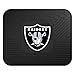FANMATS 9985 Las Vegas Raiders Back Row Utility Car Mat - 1 Piece - 14in. x 17in., All Weather Protection, Universal Fit, Molded Team Logo