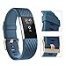 UMAXGET 3-Pack Waterproof Bands Compatible with Fitbit Charge 2, Special Edition Adjustable Replacement Bands for Fitbit Charge 2, Women Men (Small, Plum+Navy blue+Slate)