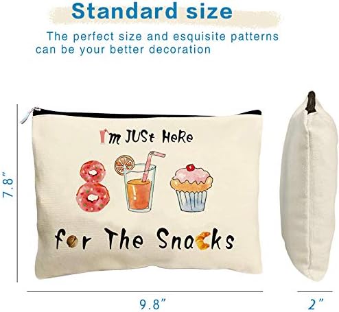 First Spring Snacks Bag For Travel, Funny Makeup Canvas Toiletry Travel Kit Cosmetic Travel Bag 7.8x 9.8 Inch 2 First Spring Snacks Bag For Travel, Funny Makeup Canvas Toiletry Travel Kit Cosmetic Travel Bag 7.8x 9.8 Inch