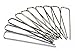 Professional Landscape Staples Commercial Grade 6 Inch Steel Garden eXtreme8482;Brand (100 Pack)