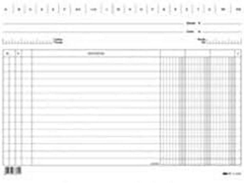 Edipro E3569BL 100 3-Column Cards Blue F.to 15 x 21