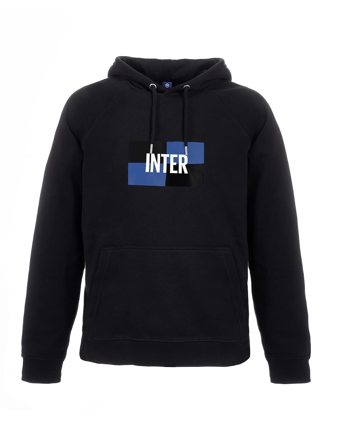 Inter New Logo Hoodie Sweatshirt Unisex - Adult Black
