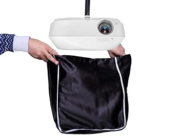 APPLE LEADERS Projector Cover Compatible for Zakk Mini UC-28 Portable Projector with USB and Inbuilt Speakers,White