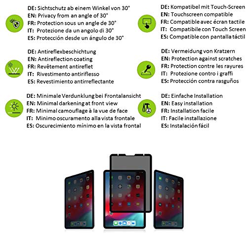 Thorani Privacy Screen Filter compatible with Apple iPad Pro 12.9\