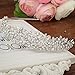 EVER FAITH Women's Austrian Crystal Wedding Flower Cluster Hair Band Clear Silver-Tone
