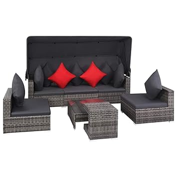 Amazon Com Daonanba 23 Pcs Outdoor Sofa Set Garden Furniture Set