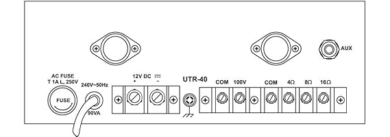 ahuja 40 watt amplifier