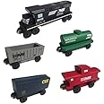 Whittle Shortline Railroad Norfolk Southern Railway GP-38 Diesel 5pc. Set - Wooden Toy Train Manufacturer