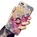 J.west Slim Fit Soft Silicone Rubber Bumper Protective Shock-Absorption Anti-Scratch Case Back Cover (Pink Mermaid Scale)
