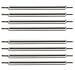 MARATHON Watch Swiss Made Stainless Steel Shoulderless Spring Bars - Available in 18mm, 20mm, and 22mm (20mm, Set of 8)