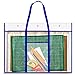 Large Bulletin Board Storage Bag (31 x 25 inch), Opret Posters Organizer Transparent Storage Bag for Artworks, Charts and Teaching Material