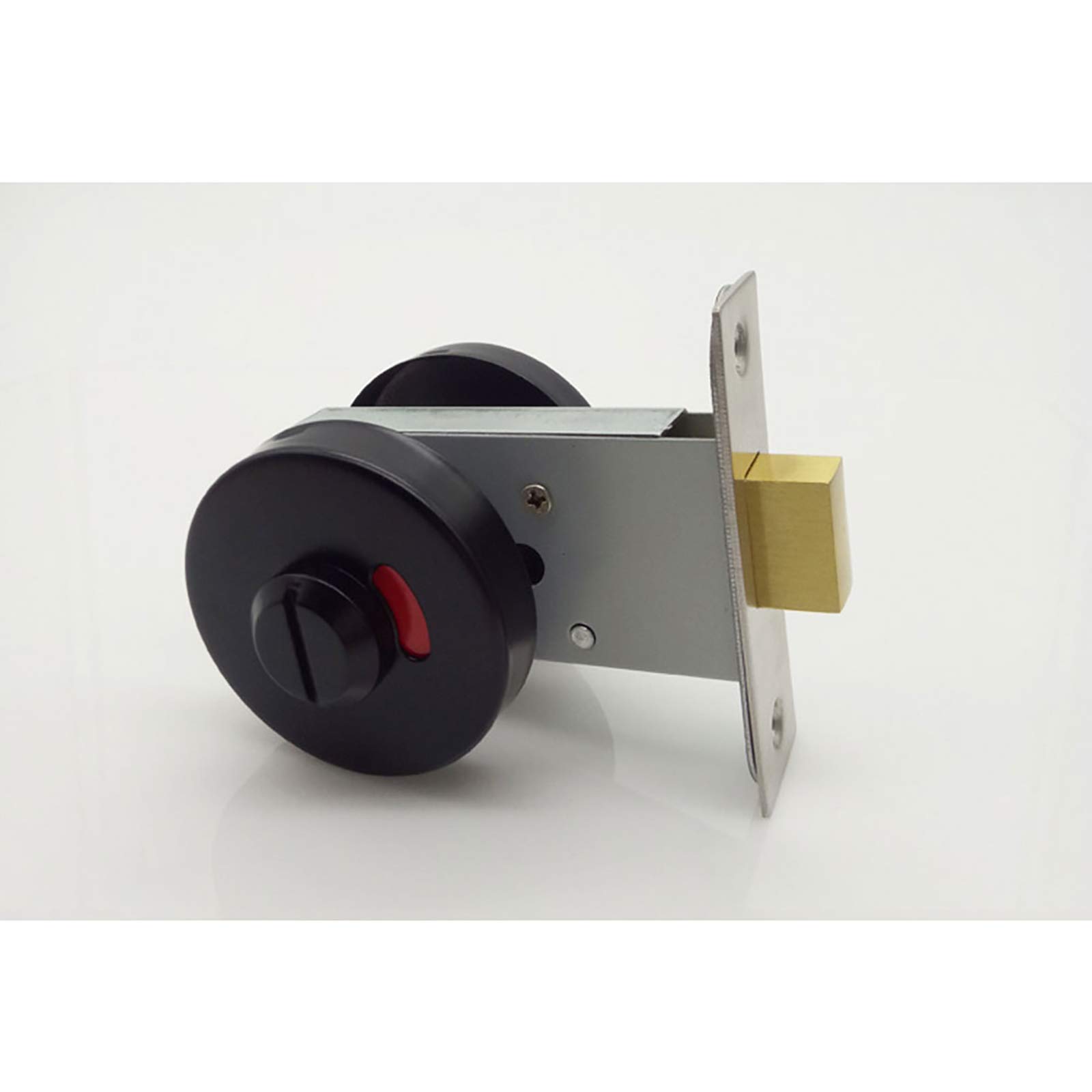 Stainless Steel Door Lock Bathroom Turn and Release,Turn and Release with Privacy Indicator Bolt Vacant Engaged for Toile Restroom
