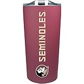 Campus Colors NCAA Stainless Steel Tumbler perfect for Gameday - 18 oz - Double Walled - Keeps Drinks Perfectly Insulated (Florida State Seminoles - Maroon)