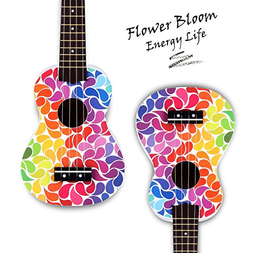 4 honsing+Soprano+Ukulele+Colorful+Painting