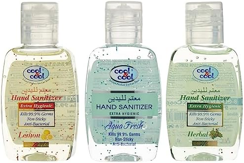 Cool Cool Hand Sanitizer, Assorted Scents, Pack Of (3 X 60ml