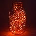 Fairy Lights- 6 Foot Battery Powered Micro LED on Copper Wire - Orange