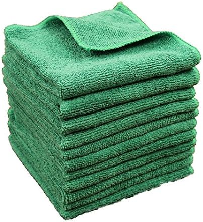 12 All-Purpose Premium Grade 100% Microfiber Towels! Soft, Plush & Durable - Ideal for TV Screens, Laptops, Windows, Mirrors, Cell Phones, Glasses and More! 100% Lint & Scratch-Free Guaranteed