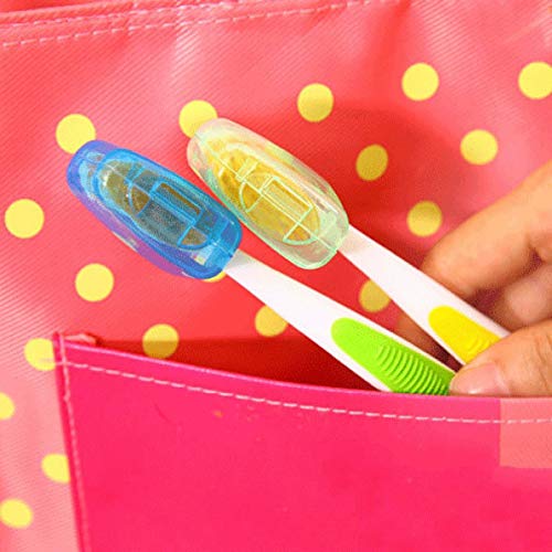 5pcs Toothbrush Heads Cover PP Plastic Protective Cap Prevent Bacteria Portable for Outdoor Travel Home Brush Head Anti-dust