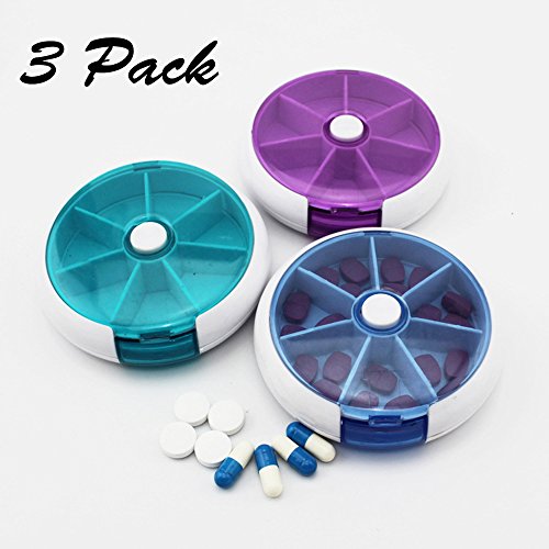 Muchengbao 3 medicine box Tablet plastic pill box plastic medicine box birth control pill case 7