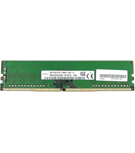 Hynix 8GB DDR4 PC4-25600 3200MHz 288-pin DIMM Ram Sticks, Computer