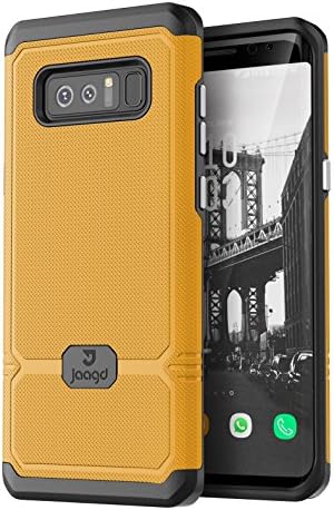 Jaagd Galaxy Note 8 Case, Slim Shock-Absorbing Modern Slim Non-Slip Grip Cell Phone Cases for Samsung Galaxy Note 8 (Sunshine)