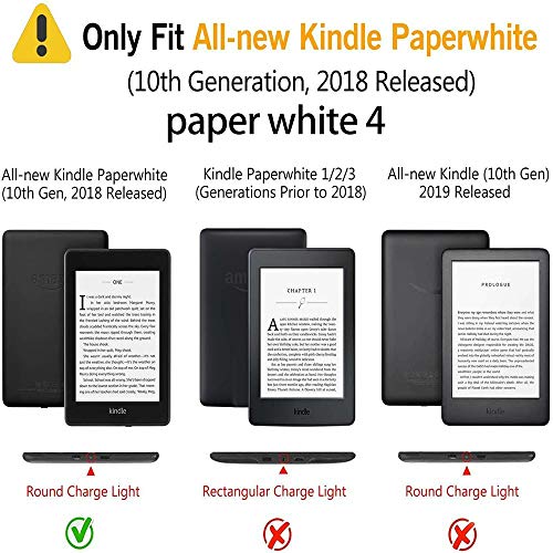 Colorful Star Slimshell Case for Kindle Paperwhite 10th Generation 2018