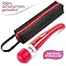 Cordless Magic Massager Wand with Storage Case Original by OOSHA | 8 Speeds & 20 Vibrator Patterns | Handheld Therapeutic Body Massage Tool | Powerful Vibration | USB Rechargeable