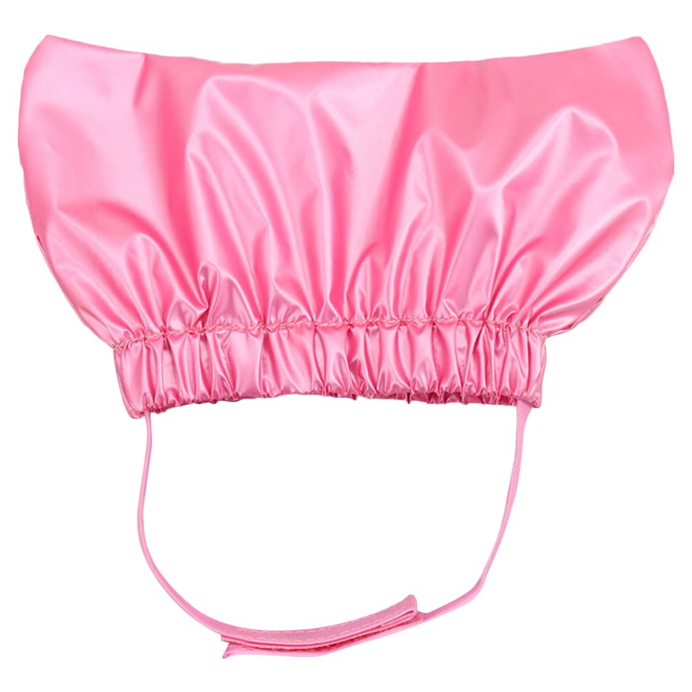 Alipis Pet Bath Shower Caps Waterproof Cat Bathing Cap Reusable Dog Shower Cap Pink Sphynx Cat Hat Dog Ear Covers Protector for Bathing
