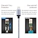Everdigi iPhone Cable 3Pack 10FT Nylon Braided 8Pin Lightning to USB Charger with Aluminum Connector, Compatible with iPhone 7/7 Plus/6/6s/6 Plus/6s Plus/5C/5S/5/SE, iPad /iPod & More (White)