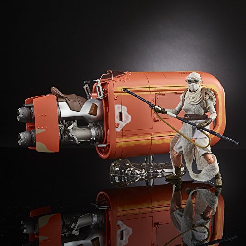 Star Wars The Black Series Rey's Speeder (Jakku) and Figure