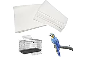 EZ CAGE 150 Sheets Custom Cut Bird Cage Liner Pet Cage Liner Choice Plain Paper-Poly Coated-Wax Bird Cage Liner *****Message with Specific Size After Ordering***** (Poly Coated (40lb) Any Size up to 24x30)