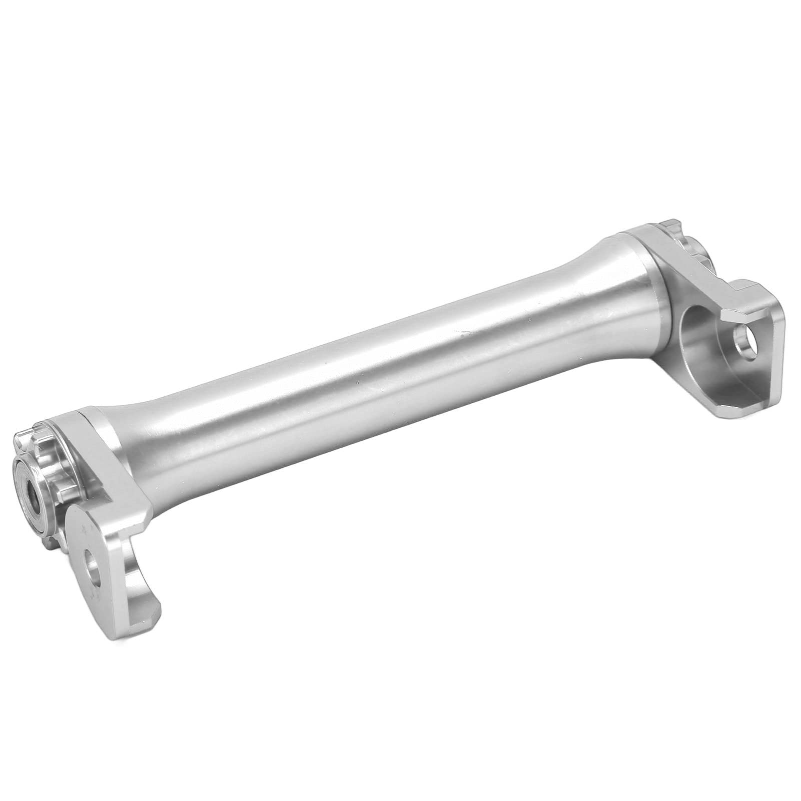 Folding Bike Extension Bar Telescopic Extension Rod 124mm Aluminum Alloy Easy Wheels Extension Bar for Brompton 3sixty Folding Bike (Silver)