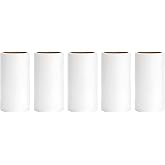 4 inch Lint Roller Refills for PetLovers Evercare Amazon and Other Lint Roller Replacement Refills 4 inch Extra Sticky 60 Sheets per Roll 5 Pack Total 300 Sheets (Inside Diameter 1-1/2 inch)