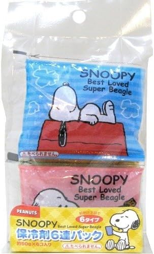 Amazon Co Jp アサヒ興洋 スヌーピー 保冷剤6連パック ホーム キッチン