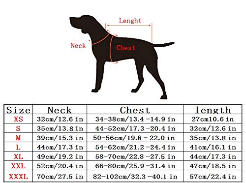 DogLemi Cozy Waterproof Windproof Reversible British Style Plaid Dog Vest Winter Coat Warm Dog Apparel for Cold Weather Dog Jacket for Double Sided Available - Brown - S