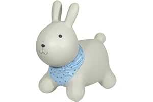 Kindsgut Bouncy Animal Hopper Rabbit for Children, Designed in Germany, Playful and Modern Colors, air Pump Included, Indoors and Outdoors
