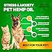 Hemp Oil for Dogs & Cats - 1500 mg - Effective Premium Formula - Grown & Made in USA - Supports Hip & Joint Health - Natural Relief for Pain and Stress, Separation Anxiety - Pet Omega 3, 6 & 9 Oil